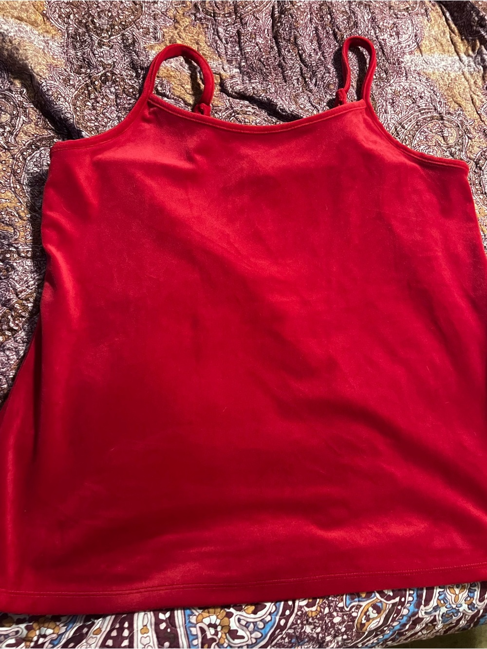 Torrid 3 piece red velour outfit